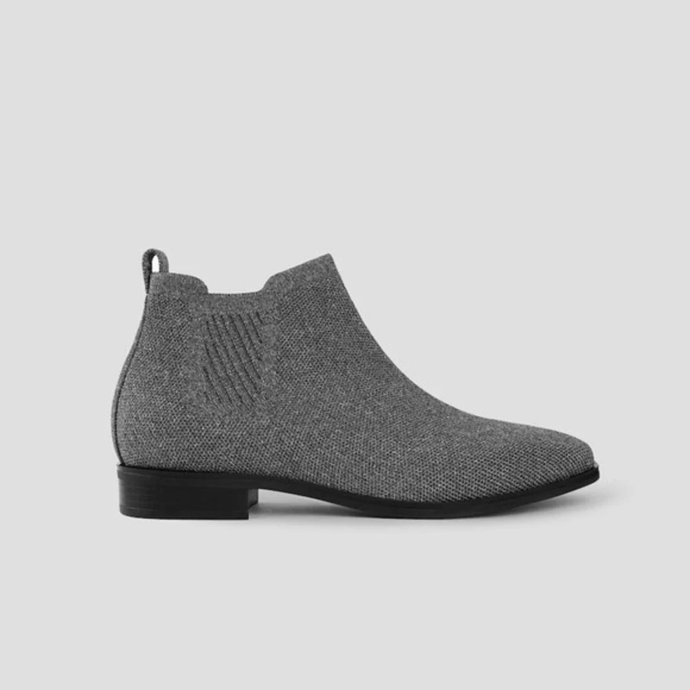 VIVAIA Water-Repellent Square-Toe Ankle Boots‎ Gray Everyday EU/41.5W US/10W